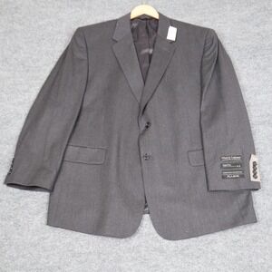 Jos A Bank Executive Collection Suit Jacket Blazer Mens 48 Regular Wool Cashmere